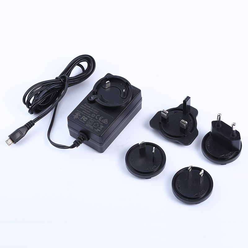 12W interchangeable plug power adapter (2)